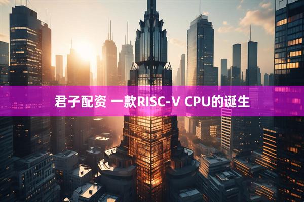 君子配资 一款RISC-V CPU的诞生